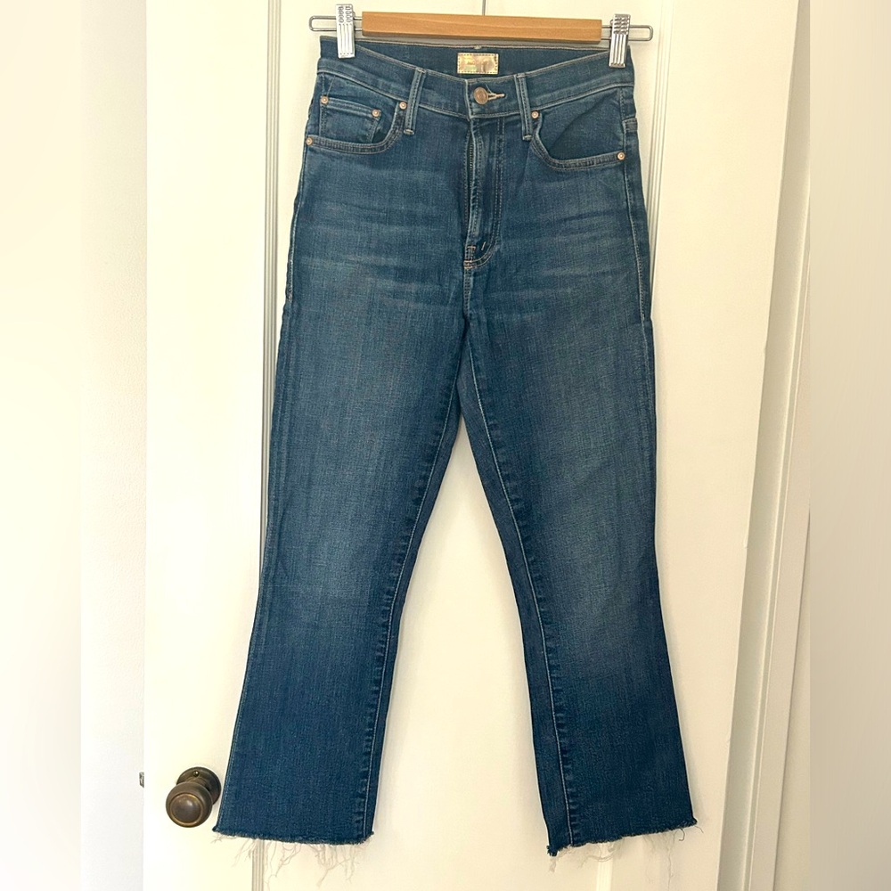 Mother Insider Crop Step Fray